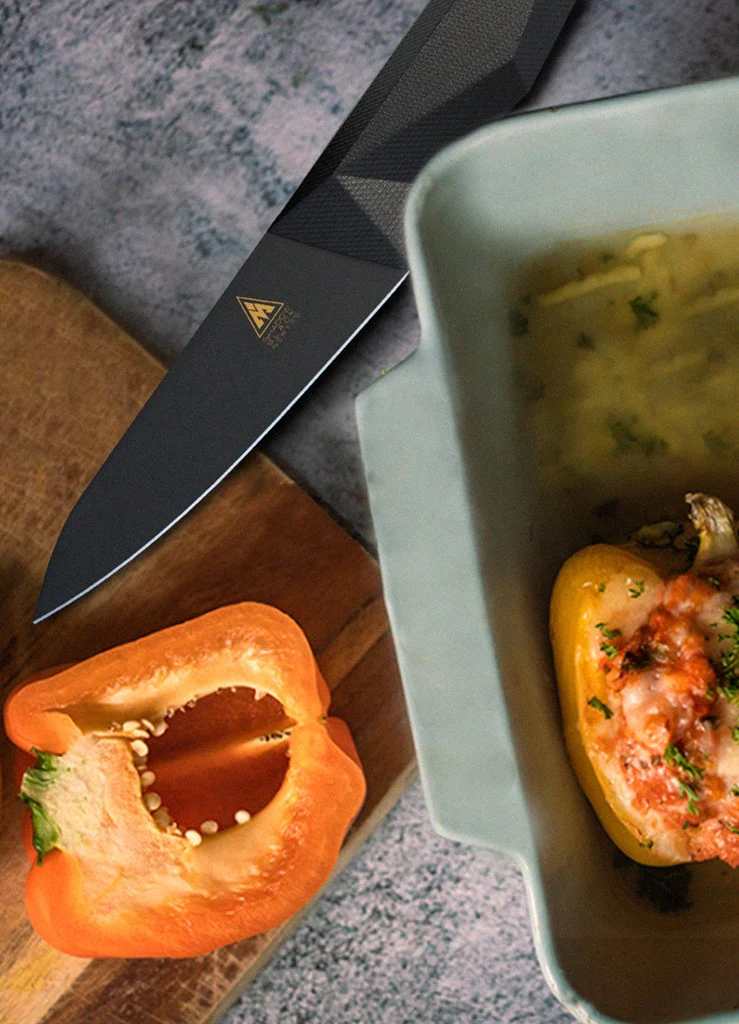Shadow Black Bundle | 8" Chef's Knife + 3.75" Paring Knife - Image 7