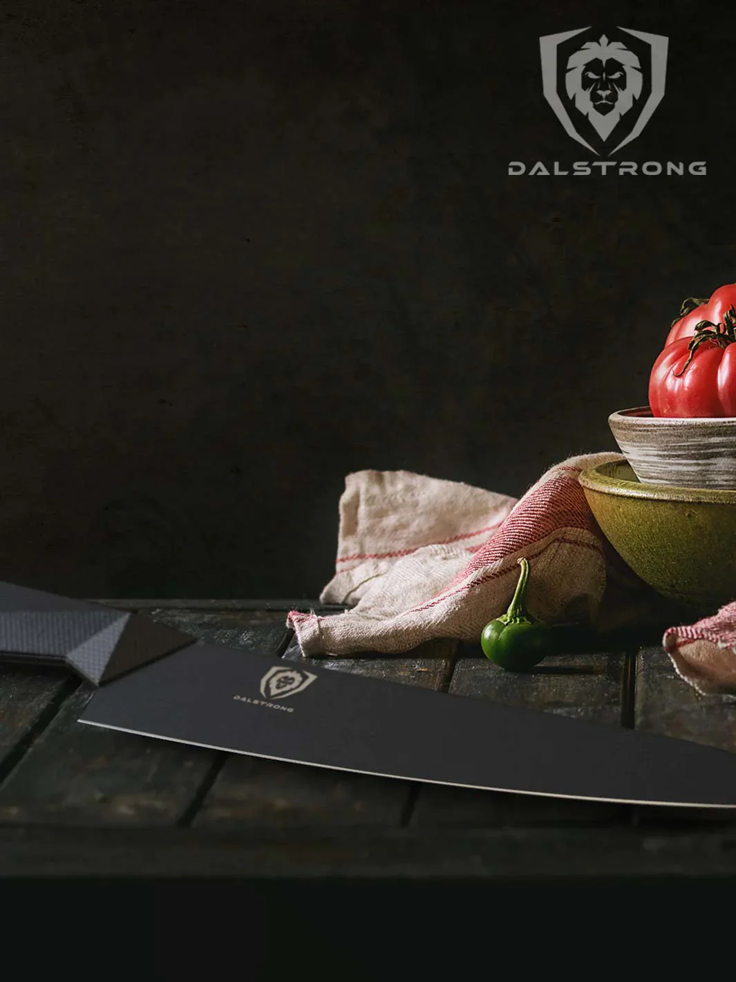 Shadow Black Bundle | 8" Chef's Knife + 3.75" Paring Knife + 9" Honing Steel - Image 4