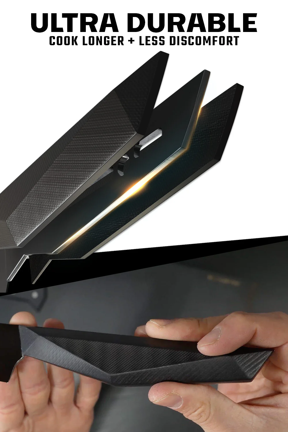 Serrated Utility Knife 6.5" | Shadow Black Series | NSF Certified | Dalstrong © - Image 4
