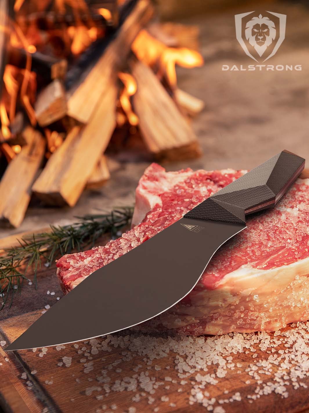 Chef's-Cleaver Hybrid "Barong" Knife 7" | Shadow Black Series | NSF Certified | Dalstrong © - Image 8