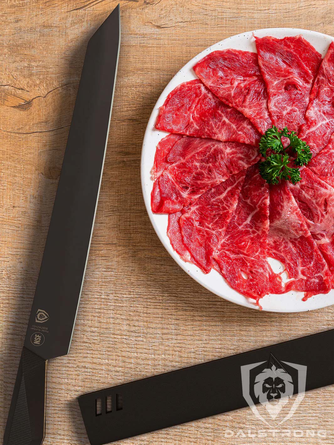 Yanagiba Sushi Knife 10.5" | Shadow Black Series | NSF Certified | Dalstrong © - Image 4