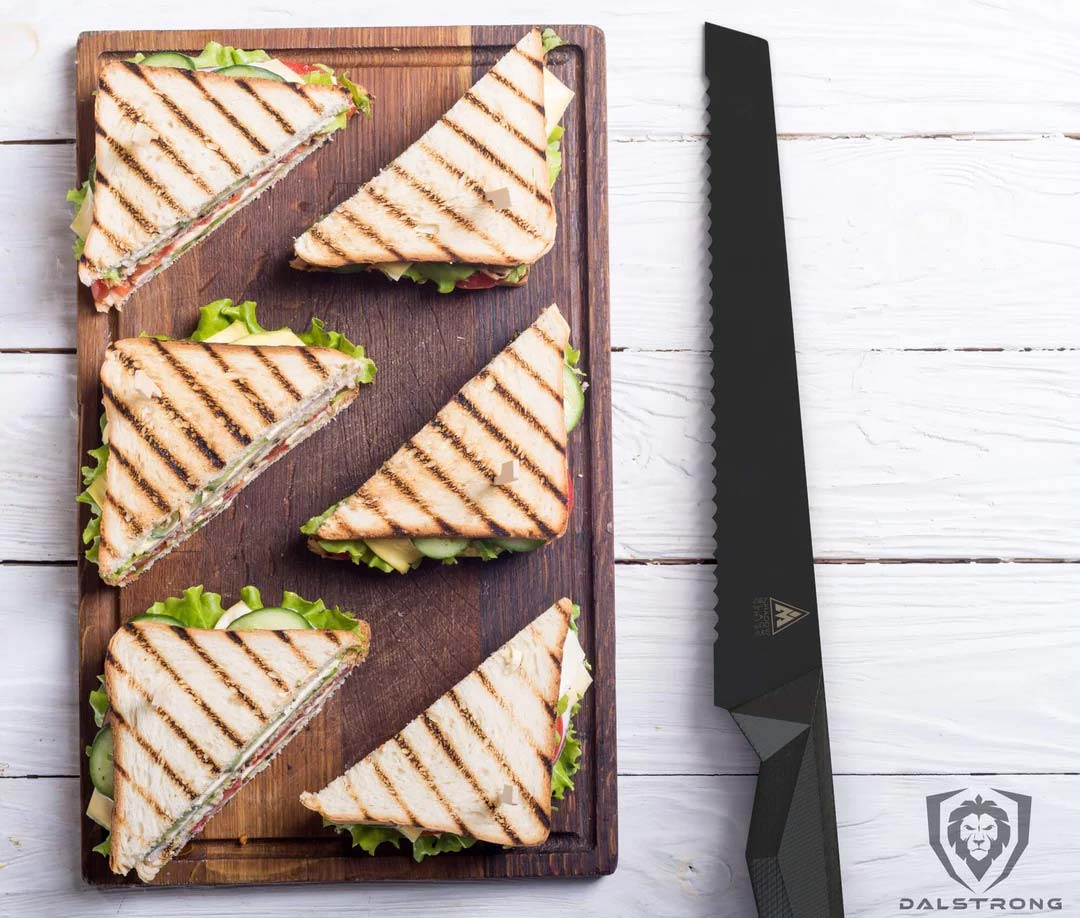Bread Knife 9" | Shadow Black Series | NSF Certified | Dalstrong © - Image 8