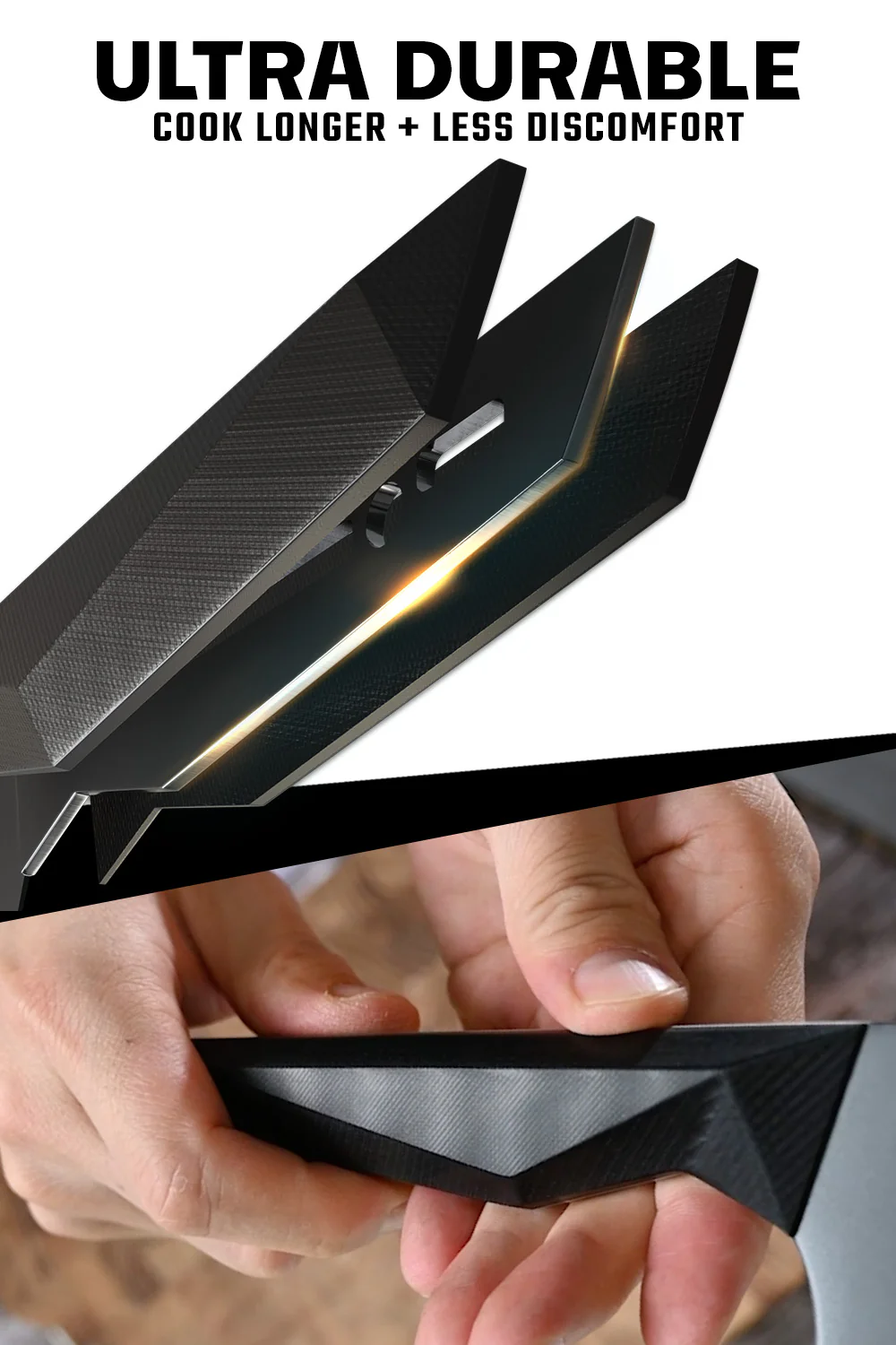 Cleaver Knife 4.5" | Shadow Black Series | NSF Certified | Dalstrong © - Image 4