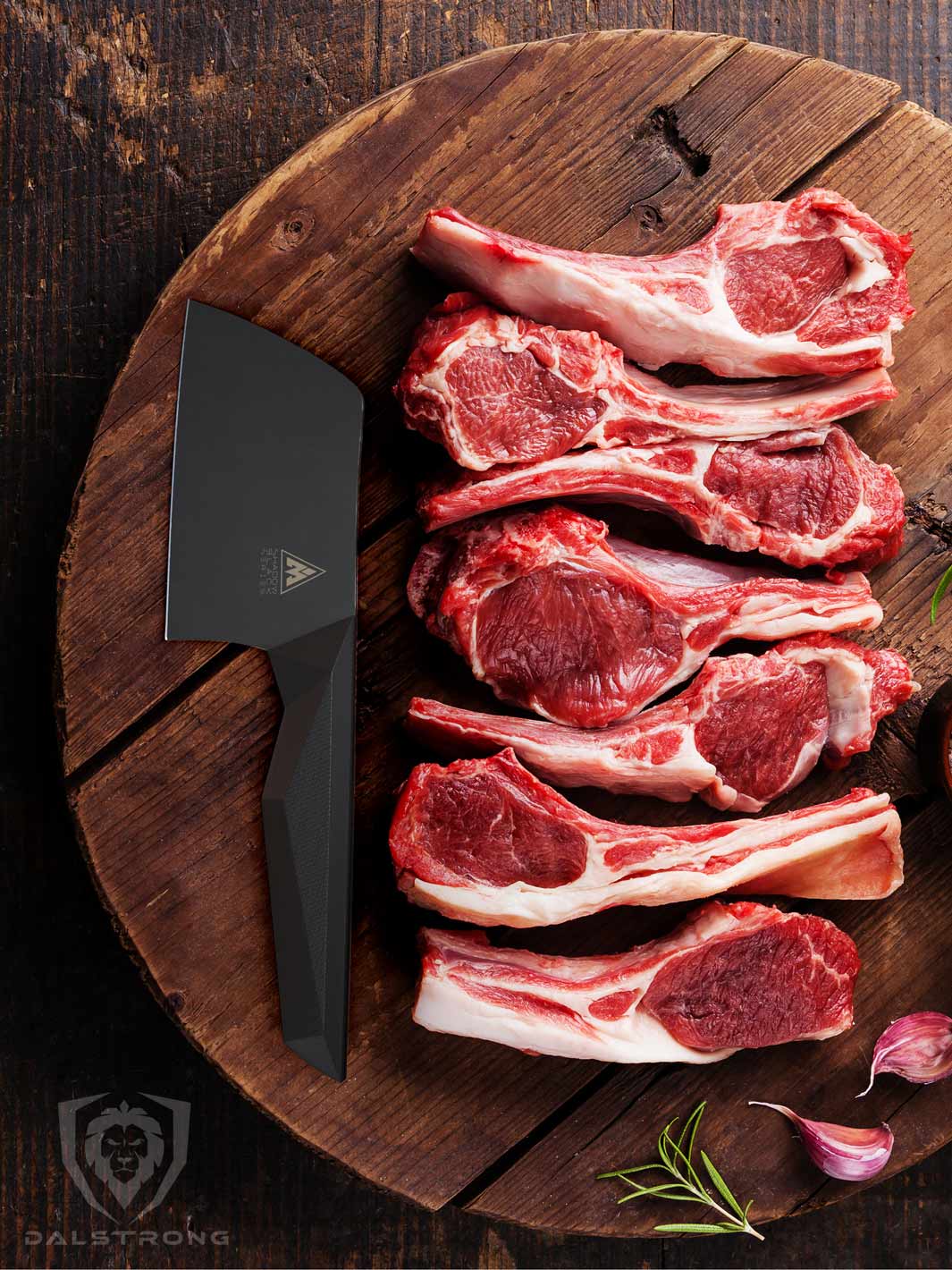 Cleaver Knife 4.5" | Shadow Black Series | NSF Certified | Dalstrong © - Image 8