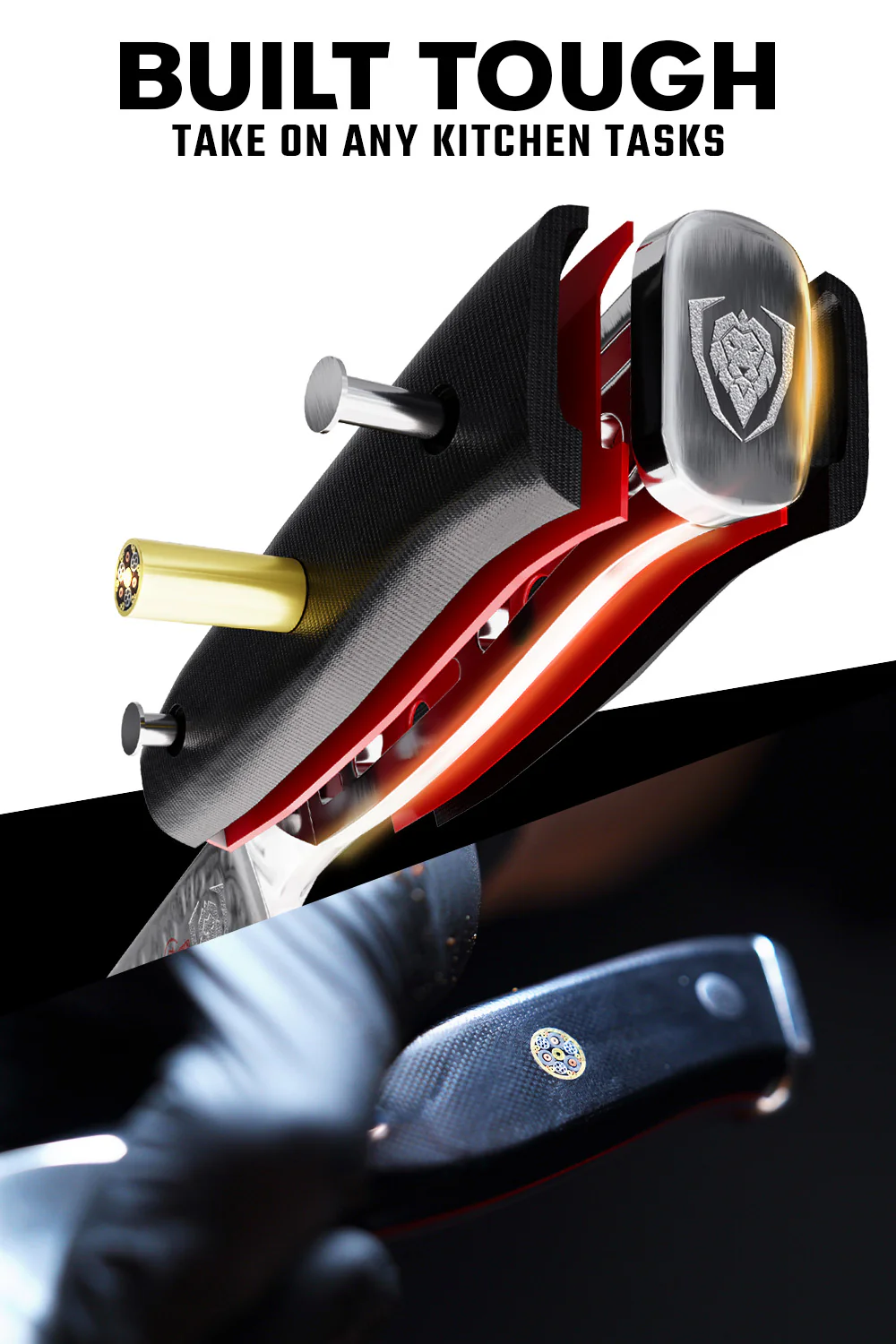 Guardian Chef's Knife 8" | Shogun Series | ELITE | Dalstrong © - Image 3
