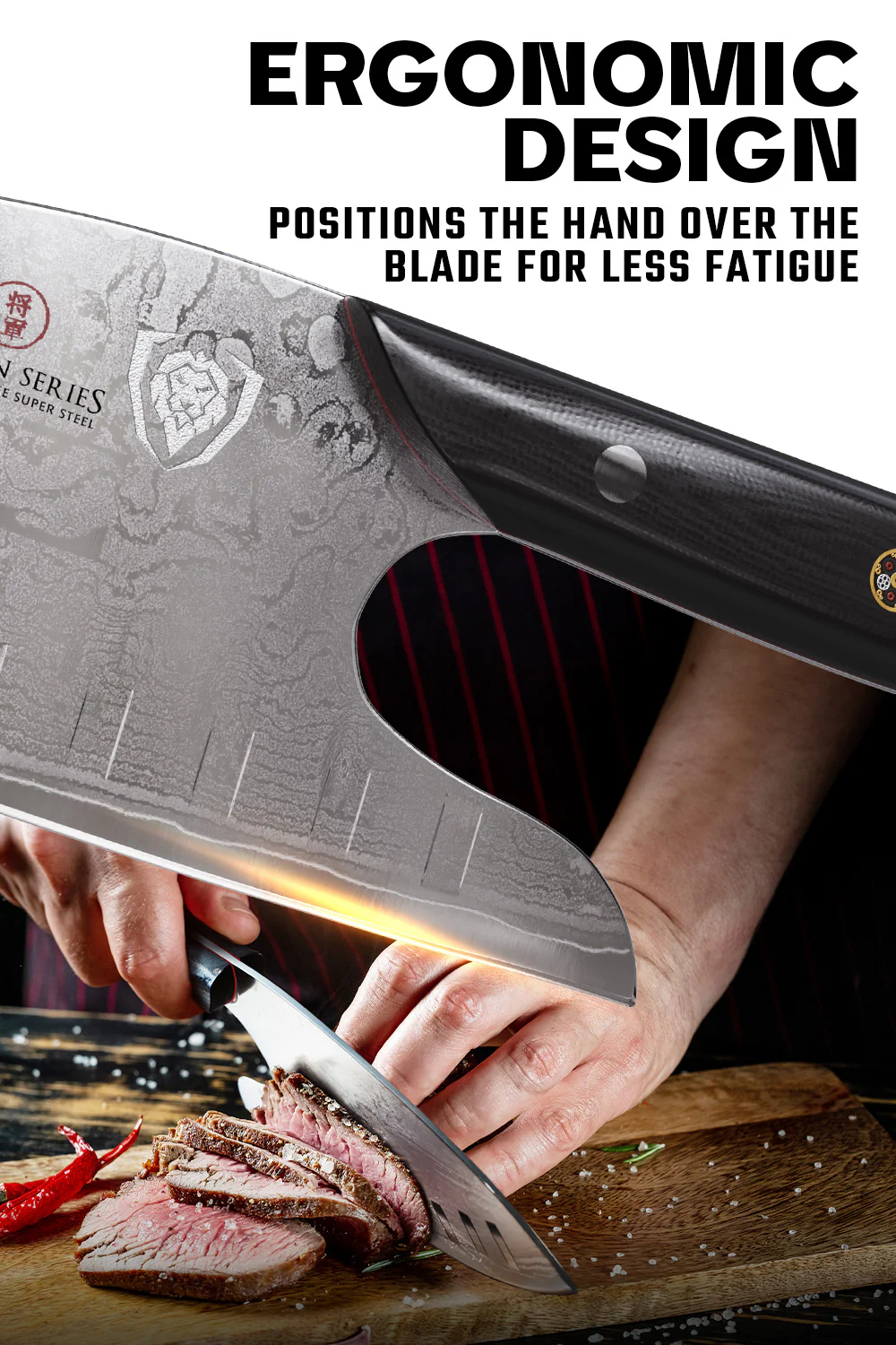 Guardian Chef's Knife 8" | Shogun Series | ELITE | Dalstrong © - Image 5