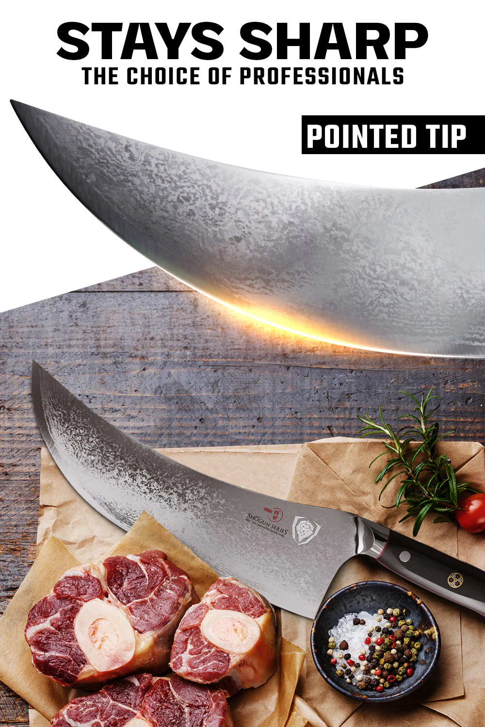 Meat Cleaver 9" | The Ravager | Shogun Series | ELITE | Dalstrong © - Image 3