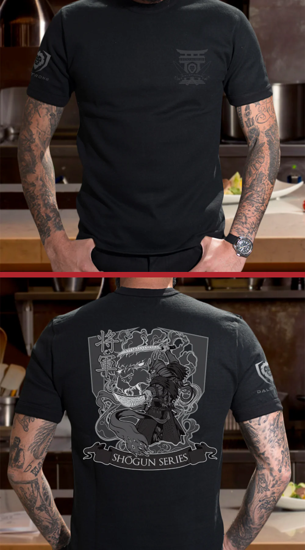 The Shogun Series Blades Up Tee - Image 4