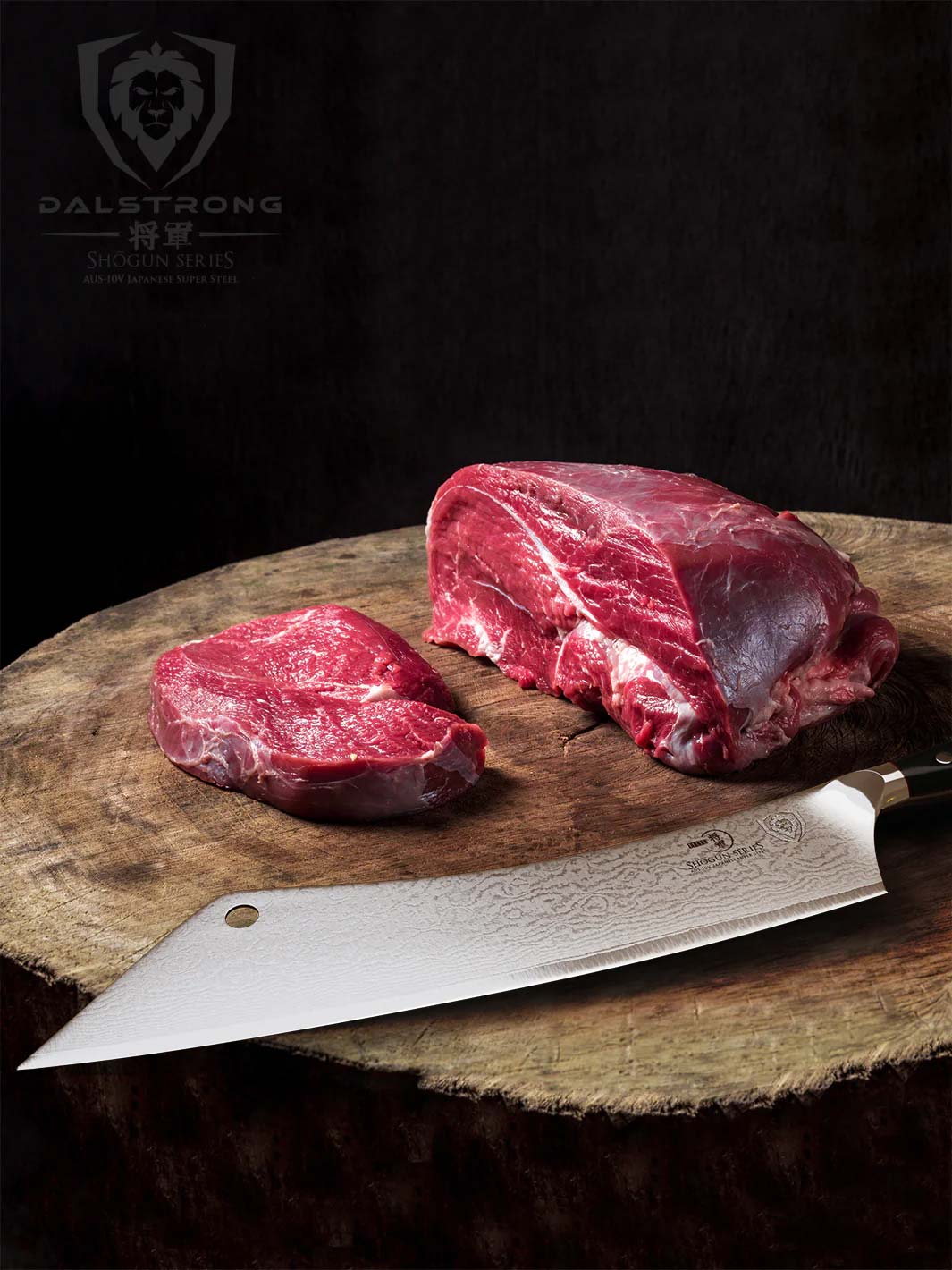 Extra-Long Chef & Cleaver Hybrid Knife 12" | Crixus | Shogun Series | ELITE | Dalstrong © - Image 6