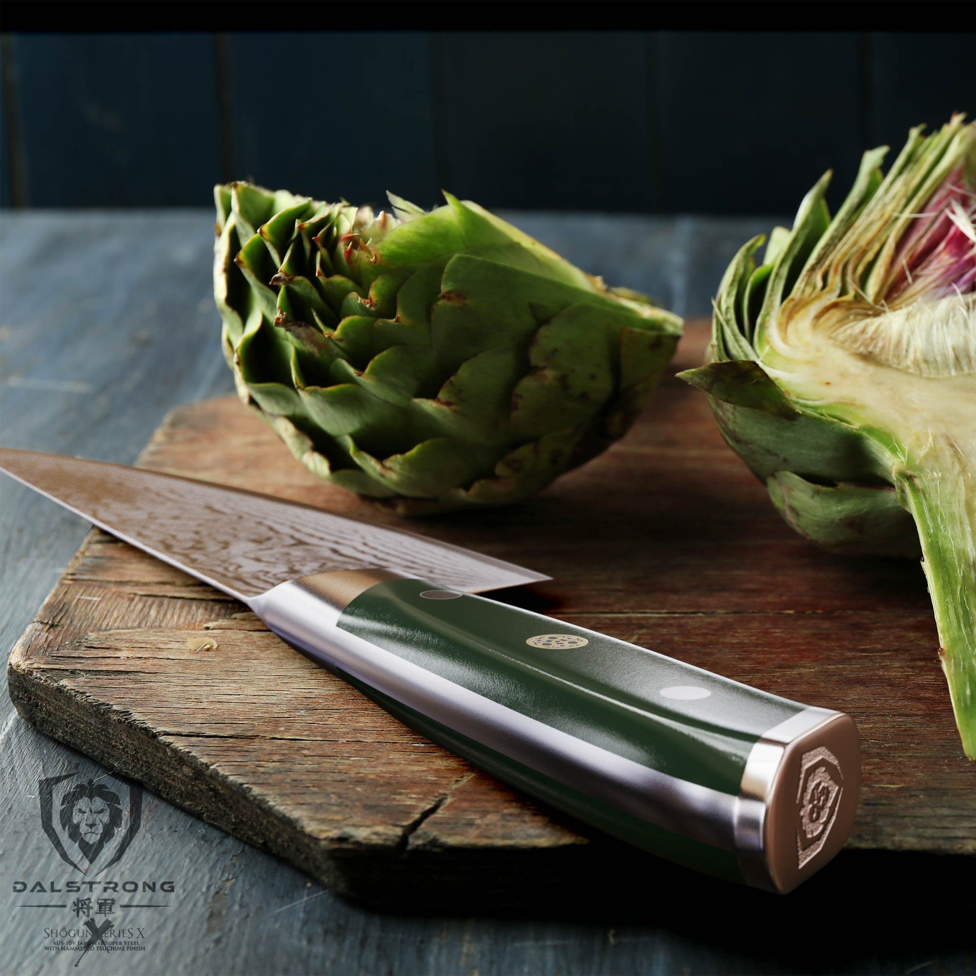 Chef's Knife 8" | Army Green Handle | Shogun Series | X | Dalstrong © - Image 5