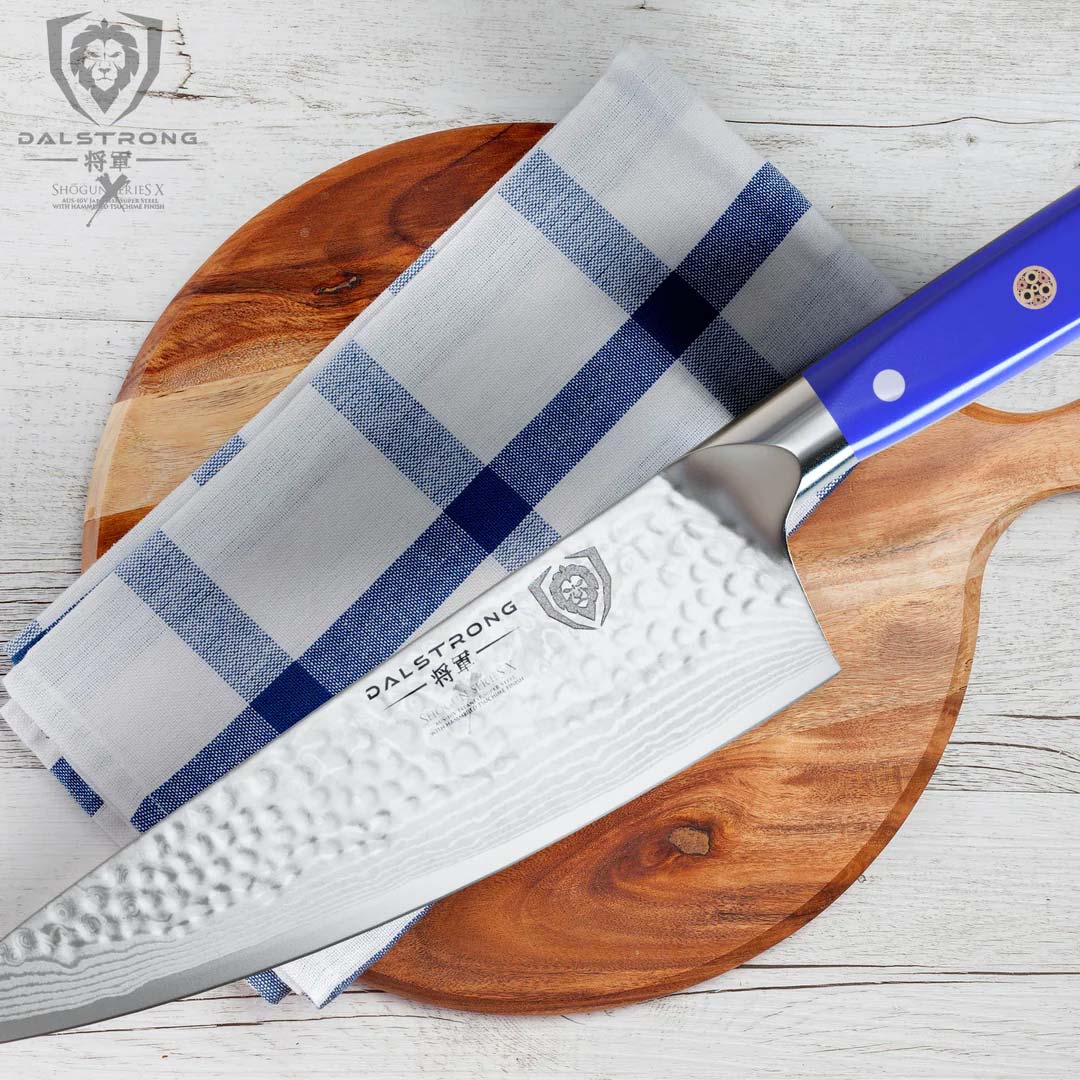 Chef's Knife 8" | Blue Handle | Shogun Series | X | Dalstrong © - Image 8