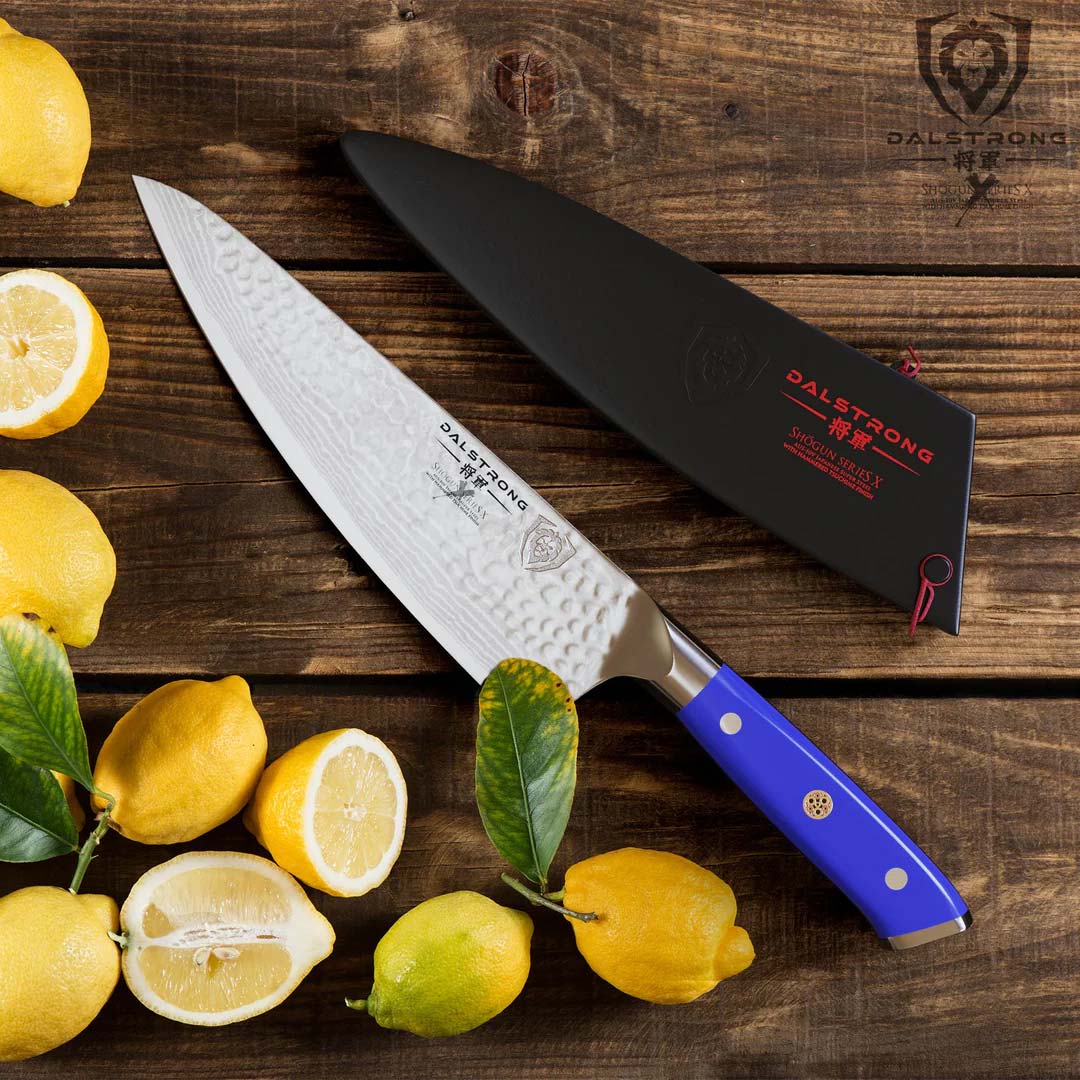 Chef's Knife 8" | Blue Handle | Shogun Series | X | Dalstrong © - Image 9