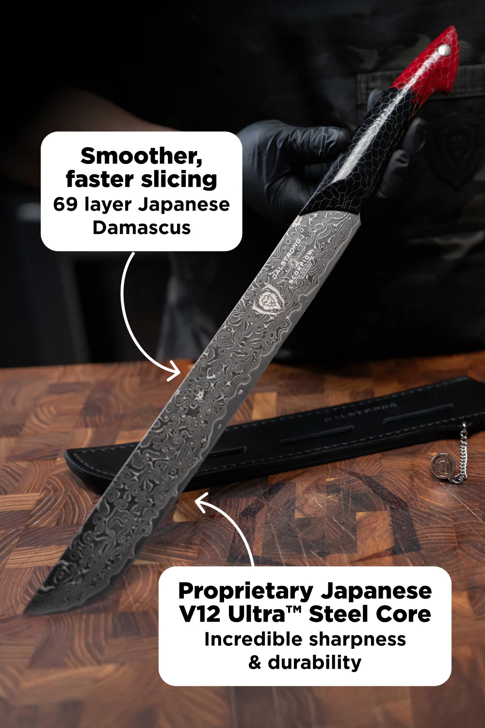 Slicing & Brisket Knife 11" | The Scorpion Series | Dalstrong © - Image 4