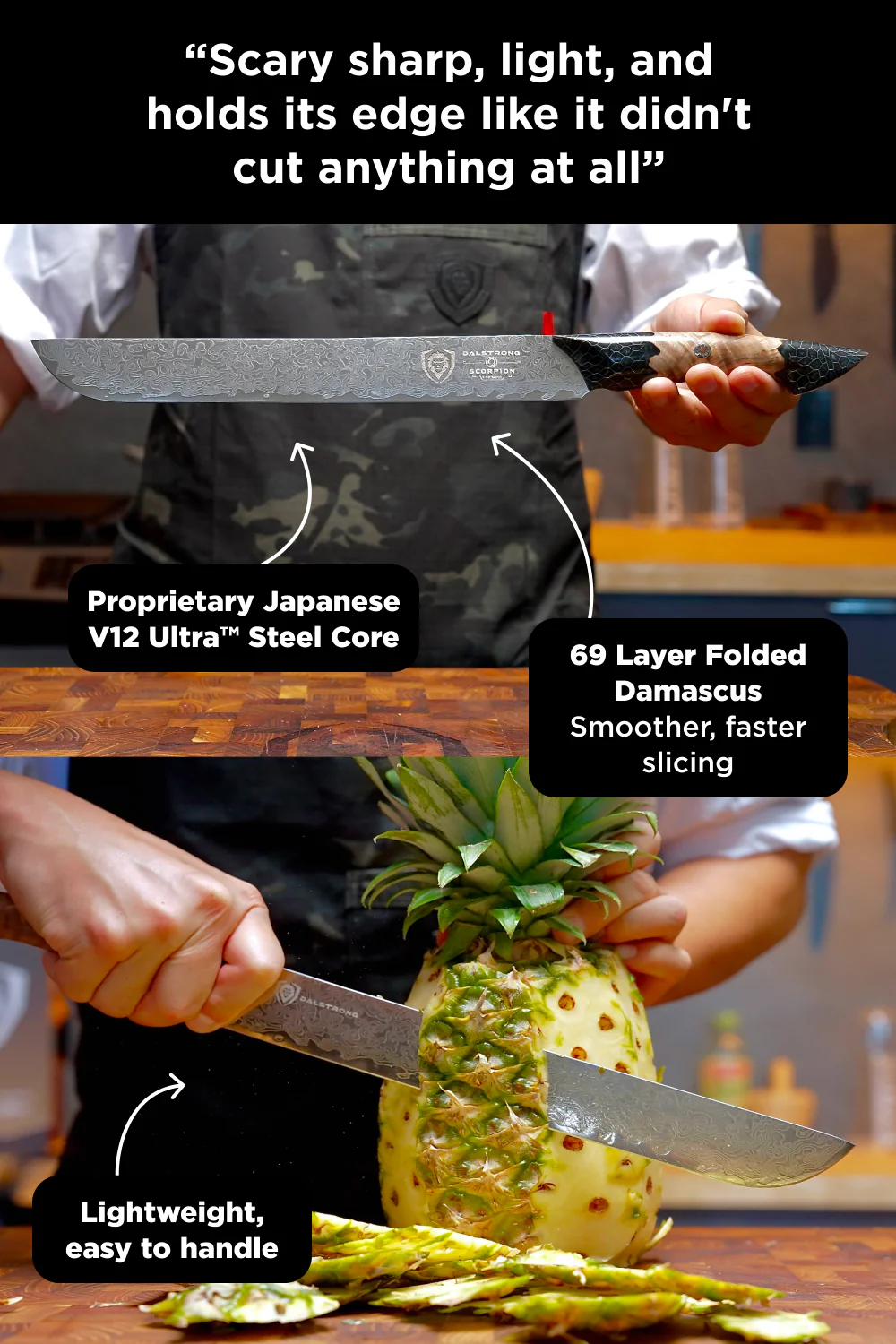 Slicer Knife 11" | The Scorpion Series | Venom Edition | Dalstrong © - Image 10