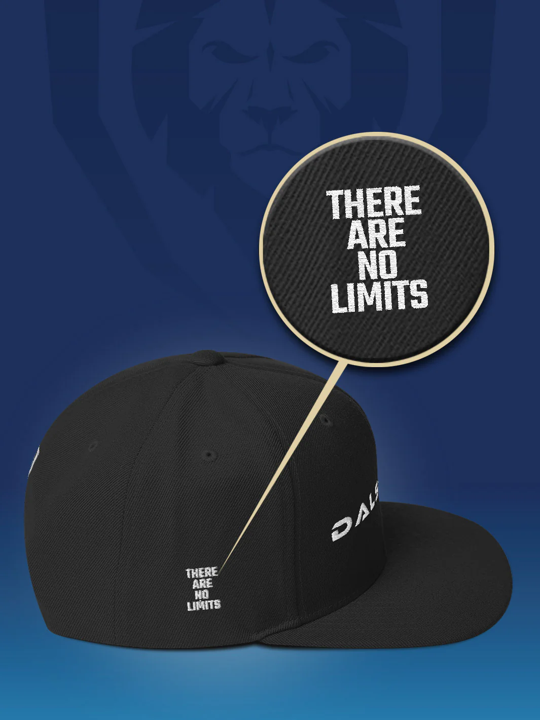 Make It Snappy Snapback Hat - Front to Back Logo | Apparel | Dalstrong © - Image 2
