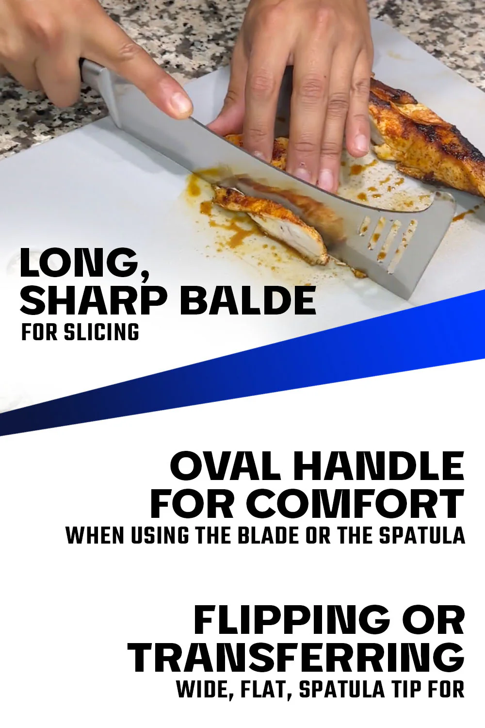 Spatula Knife Hybrid Utensil 8" | Gladiator Series | NSF Certified | Dalstrong © - Image 5