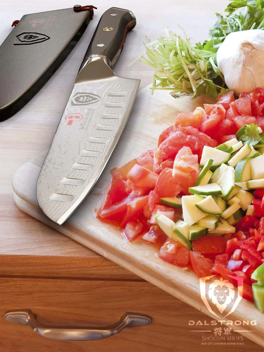 Santoku Knife 7" | Shogun Series | ELITE | Dalstrong © - Image 10