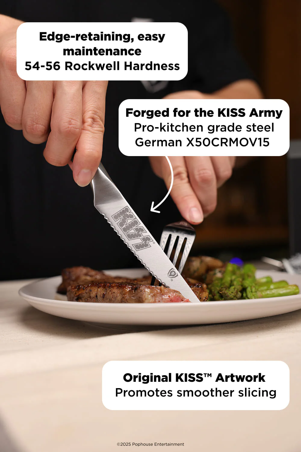 4 Piece Steak Knife Set | KISS™ x Dalstrong Collection | Dalstrong © - Image 11