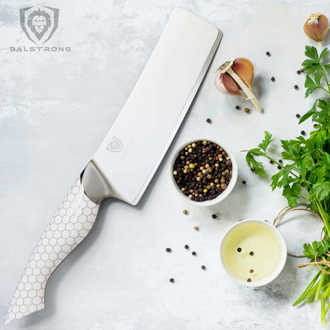 Nakiri Knife 6.5" | Frost Fire Series | NSF Certified | Dalstrong © - Image 7