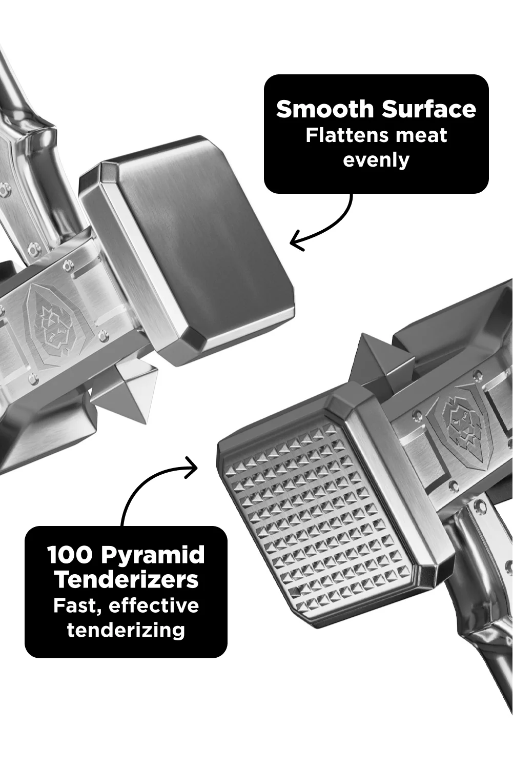 The Gladiator Bundle | 14" Annihilator Meat Cleaver with Stand + 15" Meat Tenderizer - Image 10