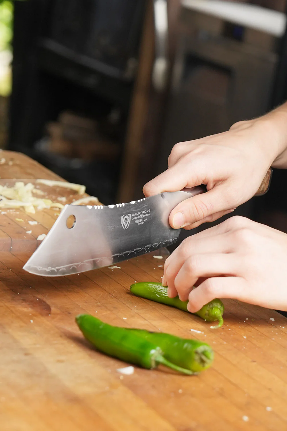 The Valhalla Series Bundle | 8" Chef Knife + 8" Chef & Crixus Hybrid Knife - Image 5