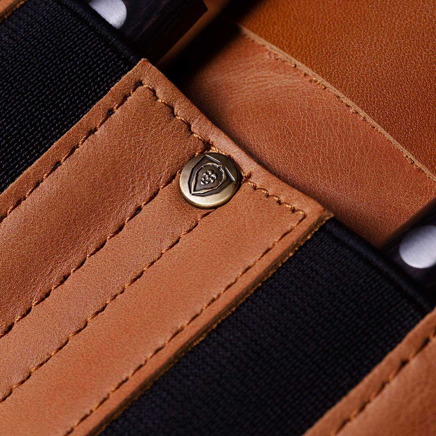 California Brown | Full Grain Leather | Vagabond Knife Roll | Dalstrong © - Image 8