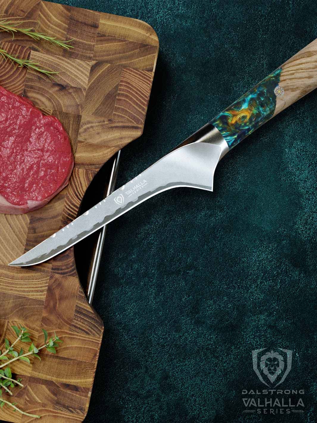 Valhalla Bundle | 12" Slicer Knife + 6" Boning Knife + 8" Crixus Knife - Image 12